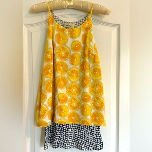 Anthropologie Lemon Top